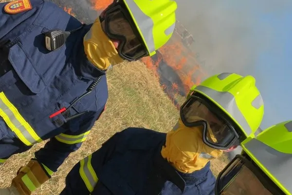 Waldbrandübung Sonderdienst
