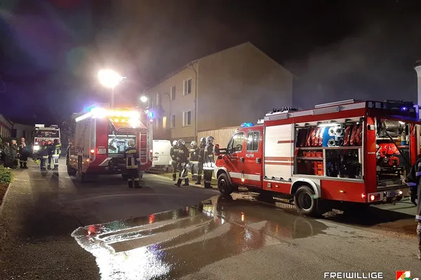 Dachstuhlbrand in Simonsfeld