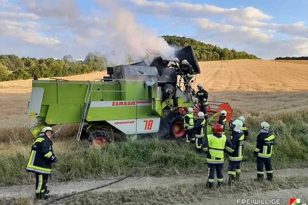 Mähdrescherbrand