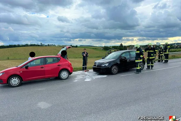 Verkehrsunfall auf der B40