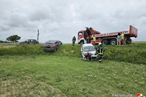 Verkehrsunfall auf der B6