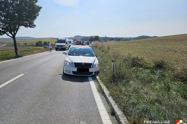 PKW Bergung nach Verkehrsunfall