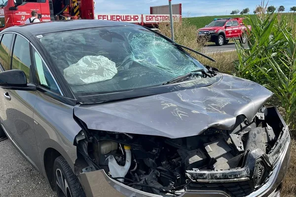 PKW Bergung nach Verkehrsunfall