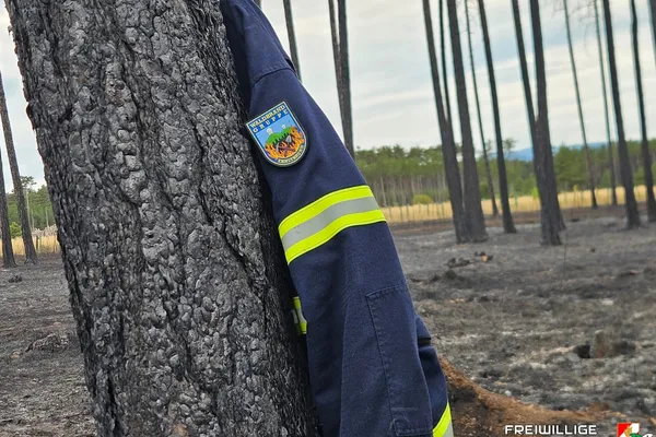 Unterstützung beim Waldbrand in St. Egyden